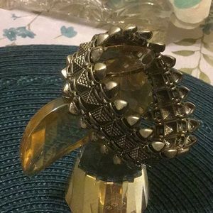 Silver chic bracelet stretch